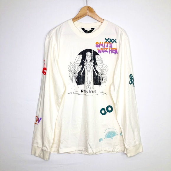Teddy. Fresh Rick and Morty graphic, print sweatshirt. - Picture 1 of 9